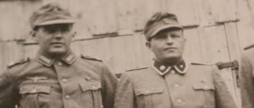 drei Fotos - Soldaten der SS - Totenkopf  , Verfügungstruppe